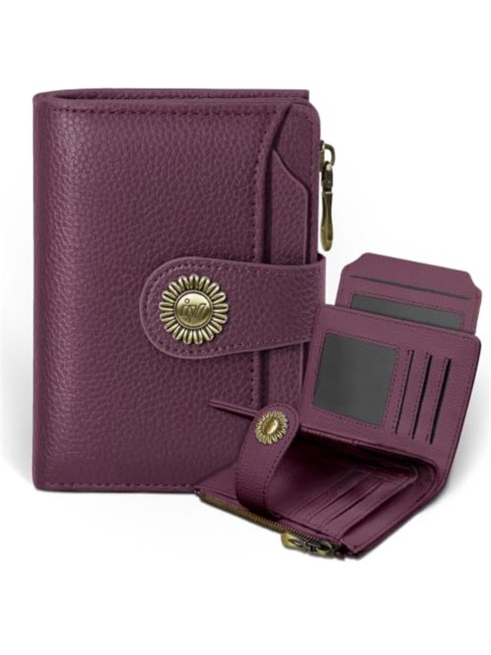New Small Wallet Women RFID Blocking Bifold Credit Card Holder